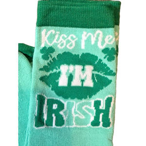 St. Patrick’s Day Socks Kiss Me I’m Irish Knee High Socks